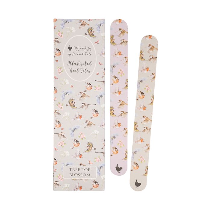 Wrendale Nail File Set Tree Top Blossom