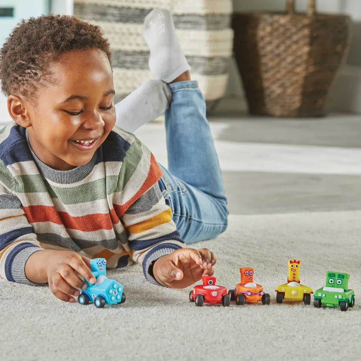 Number Blocks Mini Vehicles