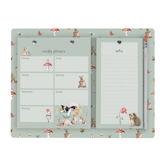 Wrendale Garden Friends Weekly Planner & Notes List