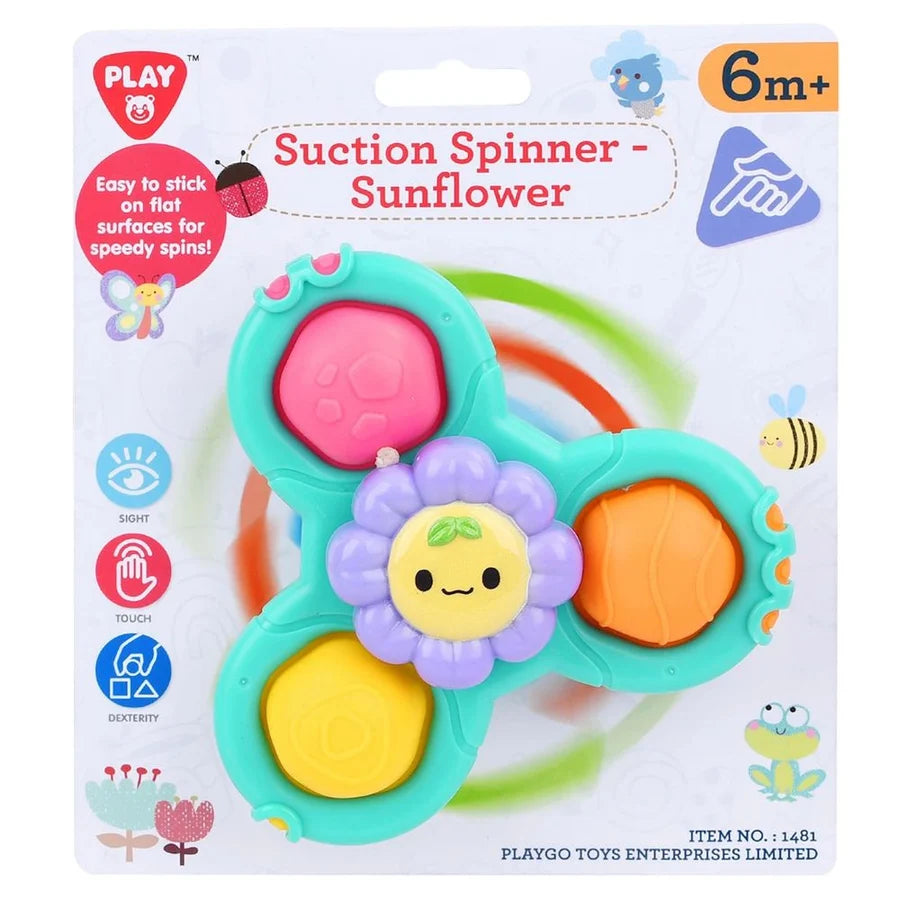 Playgo Suction Spinner Sunflower