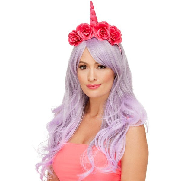Halloween Unicorn Headband Pink