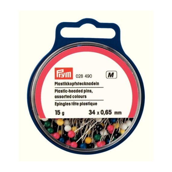 Prym Plastic Headed Straight Pins