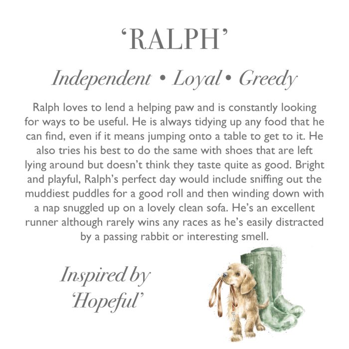 Wrendale Plush Junior - Ralph Dog