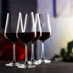 Cheers 4 x Red Wine Glasses