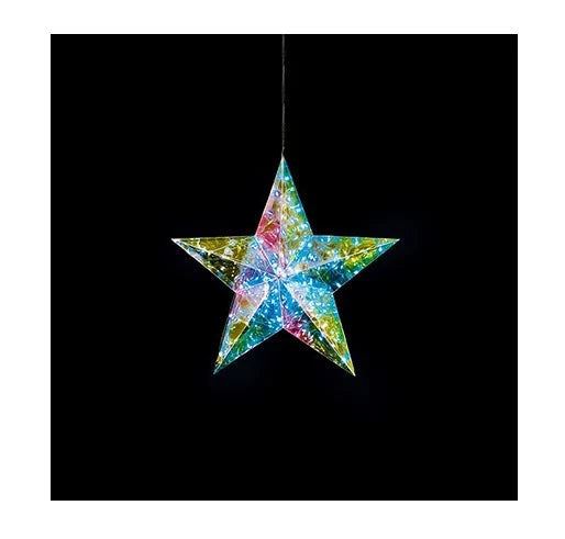 Premier 36cm Battery Operated Dream Light Star With 100 White LEDS
