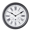 Hometime 35.5cm Wall Clock with Led Light Roman Dial - Grey