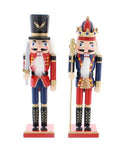 Festive 30cm Traditional Nutcracker Assorted colours