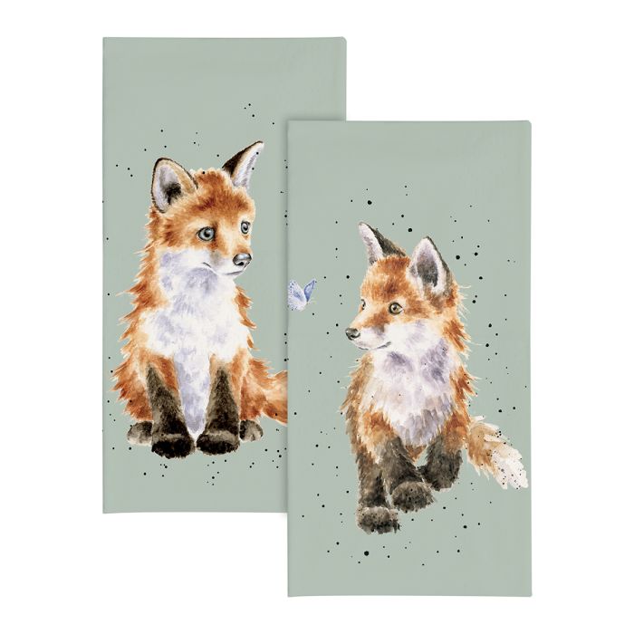 Wrendale Pocket Tissues - Fox