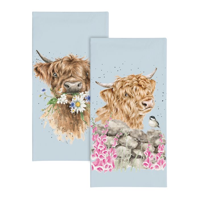 Wrendale Pocket Tissues - Highland Cow