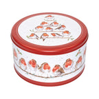 Wrendale - Christmas Medium Round Tin - Traditional Red
