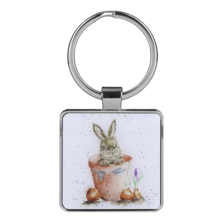 Wrendale Keyring - The Flower Pot