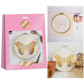 Sew & So On Embroidery Kit Beautiful Moth